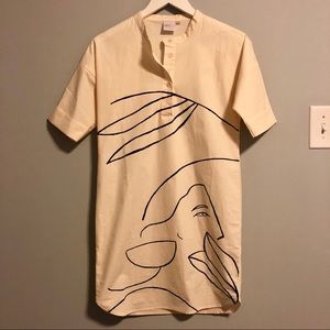 Graphic Print Tunic/Dress